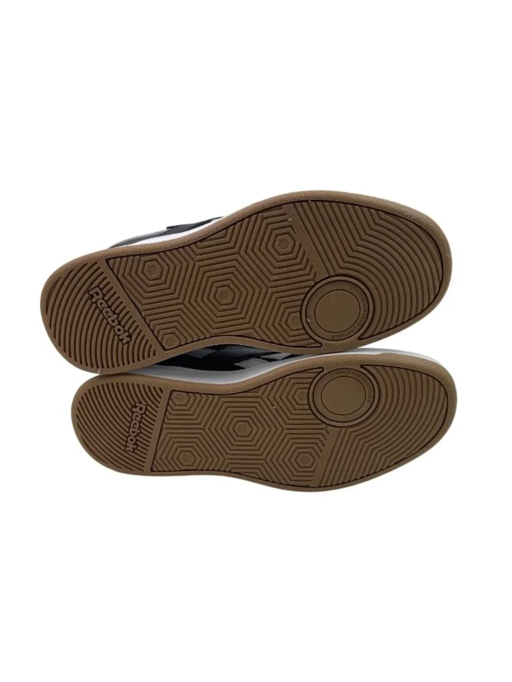 Reebok Court Advance Elastic Top Strap Black Sneakers Athletic Shoes Boys Size 2 - Picture 8 of 10